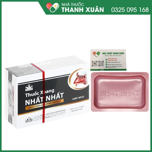 Thuốc Xoang Nhất Nhất - Điều trị các chứng nghẹt mũi, viêm mũi dị ứng, viêm xoang cấp và mạn tính